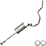 Northeastern Exhaust | Stainless Steel Exhaust System Kit compatible with Toyota 4Runner 1996-2000 3.4L - Includes Gasket