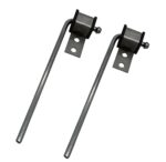 HAOXAOON 2 Pack Universal Exhaust Hanger Rod Weld On Heavy Duty Exhaust Bracket Hanger - 3/8" Rod 10" Long