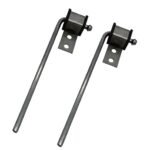 HAOXAOON 2 Pack Universal Exhaust Hanger Rod Weld On Heavy Duty Exhaust Bracket Hanger - 3/8" Rod 10" Long