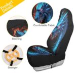 Dragon Front Car Seat Cover: Waterproof, Non-Slip Universal Fit SUV Truck Protector - Image 4