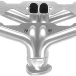 Sanderson Headers CC1DP-SEC SBC D-Port Silver Ceramic Coated Block Hugger Header, 1 Pack