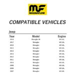 MagnaFlow Axle-Back Exhaust for 2007-2018 Jeep Wrangler JK, Black - Image 2