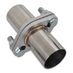 FGJQEFG Exhaust Flange Bolts Quick Fix Repair Pipe Kit w/Gasket & Hardware, 2'' Inch ID 2 Bolts T304 Stainless Steel Universal Flange Replacement Kit