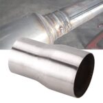 BARTOO Universal 2.5-3" Stainless Steel Exhaust Adapter Pipe Connector Joint - Image 7