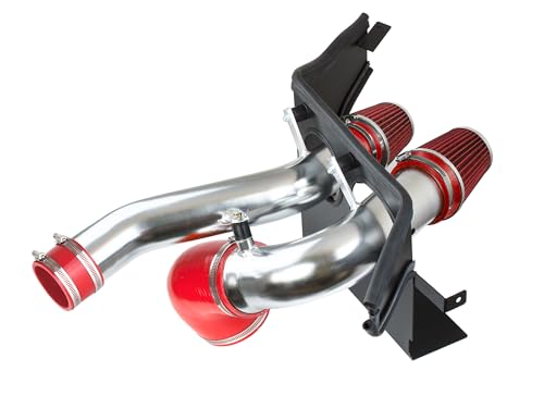 Rtunes Racing Cold Air Intake System with Heat Shield Kit Rtunes Racing Cold Air Intake System with Heat Shield Kit + Filter Combo Red Compatible For 18-23 Ford Expedition / 18-23 Lincoln Navigator / 15-23 F-150 V6 2.7/3.5 Twin-Turbo