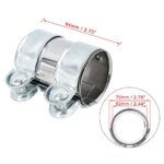 VW Golf Jetta Passat Exhaust Pipe Sleeve Connector Clamp 62x94mm - Image 3