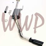 Performance 3" Stainless Steel SS409 Single Side Exit CatBack Exhaust System Black Tip Compatible With 15-19 Ford F150 F-150 2.7L/3.5L EcoBoost Turbo & 3.5L/5.0L V6/V8 NonTurbo Truck