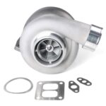 Autodevil GT45 T4 Universal Turbocharger Compatible with Turbo Charger 0.66 A/R 600+HP Boost for 4.0L-6.0L Engine with Flange