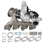 AUTOBABA 667-203 Turbo Turbocharger Kit with Gasket Compatible with 2011-2016 Chevrolet Cruze 2012-2020 Chevy Sonic 2013-2018 Trax 2016 Cruze Limited 2013-2020 Buick Encore L4 1.4L Replace# 55565353