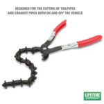 Professional Exhaust Pipe Cutter 3/4"-3-1/4" Chain Tool | Compact & Easy One-Hand Use - Image 2