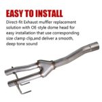 High-Performance Dodge Ram 1500 Muffler 409S Stainless Steel Exhaust Kit 2009-2018 - Image 4