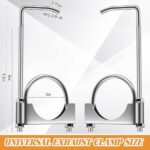 Datanly 3" Exhaust Clamp with Hanger - Universal Muffler Support (2PCS) - Image 2