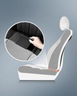 Leather Car Seat Covers: Cow Print Black PVC Bucket Seats, Universal Fit SUV Truck - Image 6