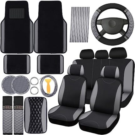 car seat covers and floor mats