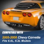 Chevy Corvette Performance Axle-Back Exhaust System 2005-2008 6.0L 6.2L Polished Tips - Image 6
