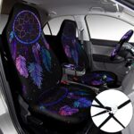 Boho Dreamcatcher Car Accessories Set: 15pc Universal Seat Covers for Women - Image 2