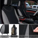 Luxury Bling 43pc Car Accessory Set for Women Crystal Seat Covers Mats Gray - Image 3