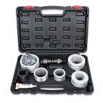 DNA MOTORING TOOLS-00202 1-5/8 to 4-1/4 Inches Exhaust Pipe Expander Stretcher Tool Set with Rubber Rings for Automotive Car Tail Pipe Tube Repair