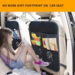 Car Kick Mats with Pockets | 2-Pack Universal Seat Back Protectors for Kids - Image 3
