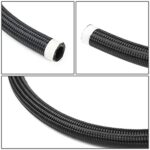 Universal Turbo Oil Feed & Drain Line Kit - High Performance Black Aluminum Piping - Image 3