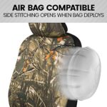 Mossy Oak Camo Car Seat Covers Full Set - Forest Camouflage for Trucks & SUVs - Image 6