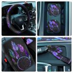 Boho Dreamcatcher Car Accessories Set: 15pc Universal Seat Covers for Women - Image 5