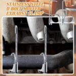 Datanly 3" Exhaust Clamp with Hanger - Universal Muffler Support (2PCS) - Image 7