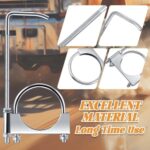 Datanly 3" Exhaust Clamp with Hanger - Universal Muffler Support (2PCS) - Image 3