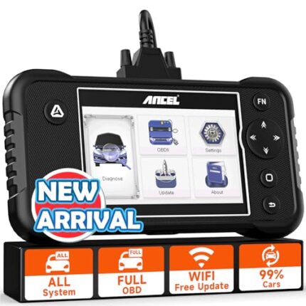 ANCEL FX3300 OBD2 Scanner, All System Scan Tool, WiFi Update Car Scanner Diagnostic Tool, Check Engine Code Reader, Diagnostic Scanner for Cars