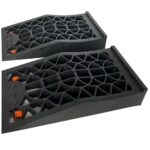 Car Ramps for Oil Changes Lift 2.4'' Low Profile Car Ramps,Small Portable Car Lift Ramp with Jack for Vehicle Maintenance for Garage and Trailer Tire Change, Race Ramps for Low Cars