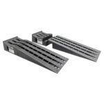 Eastwood Detachable Removable Poly Black Car Ramp Set with 3.6 Tons Load Rating