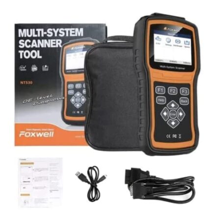 FOXWELL NT530 for Honda Acura - All Systems, All Maintenance Service - Bidirectional Diagnostic Scan Tool OBD2 Scanner Automotive Code Reader ABS Bleed SRS Airbag SAS TPMS TPS EPB Oil Reset CKP