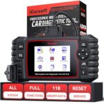 Full System Diagnostic Scan Tool for GM Ford Chrysler Jeep Scanner, iCarsoft US V2.0 in-Depth Diagnose OBD2 Code Reader, Full Reset, Battery Test for Buick/Chevrolet/Cadillac/GMC -2025