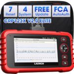 Launch OBD2 Scanner CRP123X V2.0, 2025 Lifetime Update WiFi Scan Tool, Engine at SRS Airbag Scanner, 7 Resets Diagnostic Scanner, Code Reader for All Cars, AutoVIN, FCA SGW, Voltage Monitor