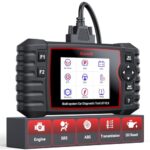 iCarsoft OBD2 Scanner for Landrover/Jaguar ABS SRS Engine, Battery/Oil Reset, Full System Diagnostic Tool with Airbag Transmission Scan, Battery Test/Live Data, LR V2.0 Car Code Reader