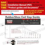 RubberShox DuraTPE Car Suspension Shock Absorber Spring Buffer Kit Universal Fit - Image 3