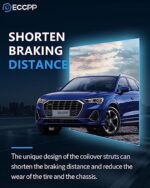 ECCPP Coilovers for Nissan Altima 2013-2018, Height Adjustable Struts - Image 3