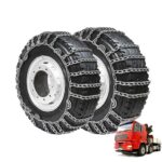 YAGOLD Set of 2 Tire Chains for Trucks 2pcs Snow Chains for Trucks Snow Chains for Car Tires Anti-Skid Thickening Tire Chains Winter Car Accessories No Jack Required 2pcs 295/80R22.5 2pcs 295/80R22.5