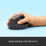 Logitech Lift Ergonomic Vertical Mouse – Wireless, Quiet Clicks, Multi-Device - Image 3