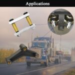 Heavy Duty Trailer Axle Shackle Kit: 3.125" Tandem Suspension Parts - Image 4