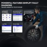 Professional Volvo Saab OBD2 Scanner | Full System Diagnostic Tool | Oil Reset - Image 4