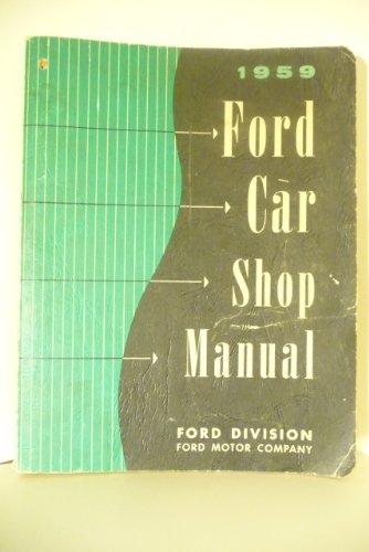 1959 Ford Car Shop manual
