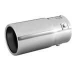 Chrome Stainless Steel Exhaust Tip - Adjustable 1.75-2.5" Inlet, Universal Fit Muffler Upgrade - Image 6