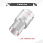 Universal Stainless Steel Exhaust Pipe Adapter 1.25" to 1.5" Connector, 4" Length - Image 2
