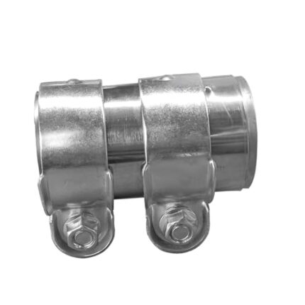 2 Inch Exhaust Pipe Clamp, Stainless Steel Butt Joint Band Clamp Sleeve Coupler, Universal Pipe Connector Exhaust Clamp for Mufflers, Pipe, Catalytic Converters (2 inch)