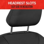 Premium Waterproof Neoprene Car Seat Covers | Black Two-Tone Front Seat Protection - Image 6