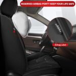 Kia Sorento Seat Covers 2007-2024 Waterproof Leather Airbag Safe Black - Image 4