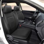 Custom Leather Front Seat Cover for Lexus ES LS LX NX TX UX - Black - Image 2