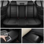 Lexus IS250 Seat Covers 2006-2015 Full Set Leather Waterproof Black - Image 2