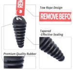 Universal Motorcycle Exhaust Plugs 2PK | Silencer Cover 0.6-1.5" Dirt Bike Muffler - Image 3